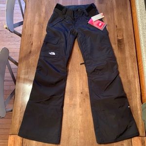 Brand New The North Face Black Snowpants XS Long